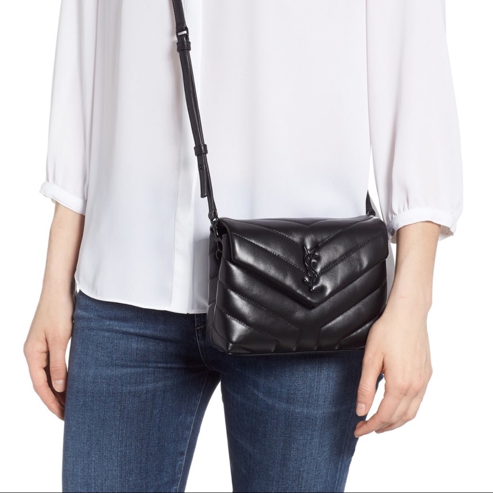 Saint Laurent Toy Loulou Matelassé Crossbody
